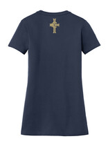 BDK Industries Ladies V-Neck Tee - Navy 2024 TCP Swag