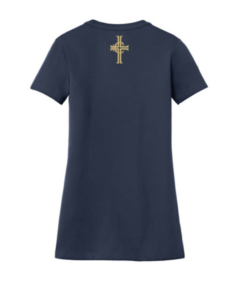 BDK Industries Ladies V-Neck Tee - Navy 2024 TCP Swag