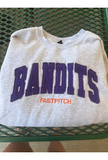BDK Industries  Bandits Raw Edge Crewneck Sweatshirt