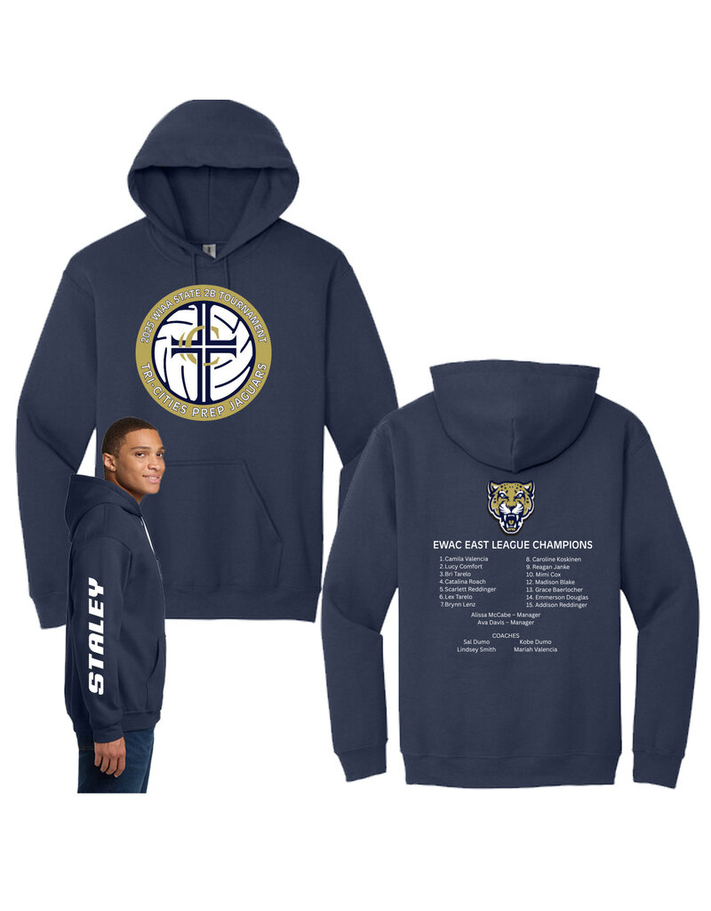 BDK Industries TCP Volleyball State  Hoodie 2025