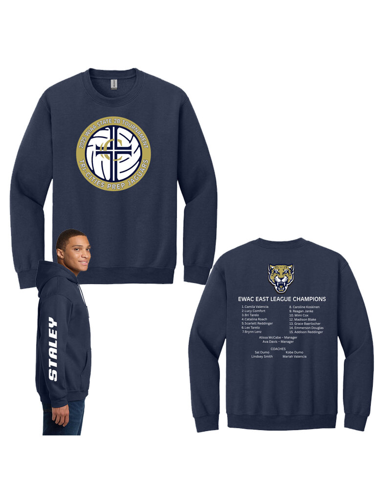 BDK Industries 2025 TCP Volleyball State Crewneck Sweatshirt