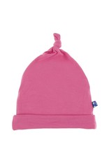 Kickee Pants Solid Knot Hat Flamingo