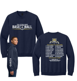 BDK Industries 2026 TCP baseball State Crewneck Sweatshirt