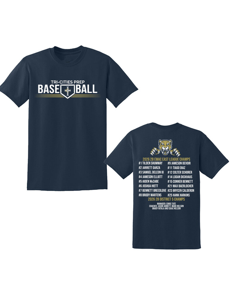 BDK Industries 2026 TCP Baseball State Short Sleeve Shirt