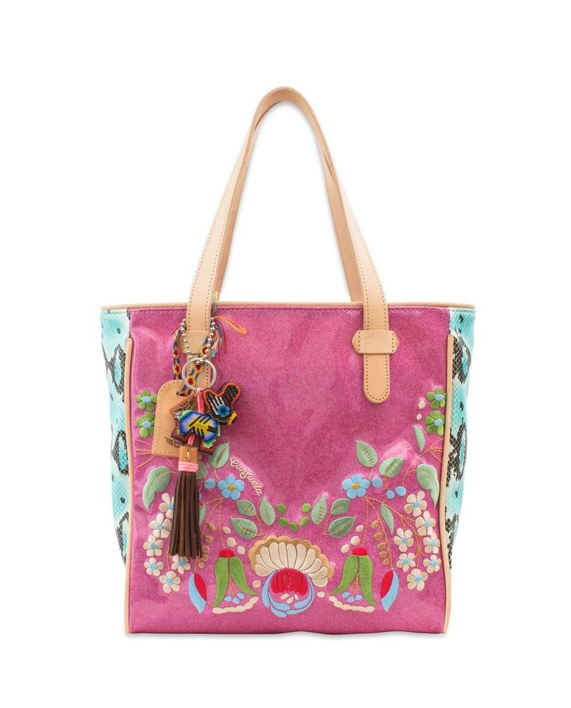 Consuela Sola Classic Tote In Pink Glitter Jelly Shady And Katie