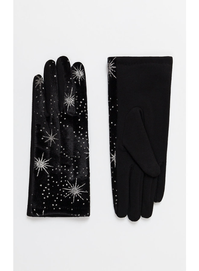 Starburst Print Gloves