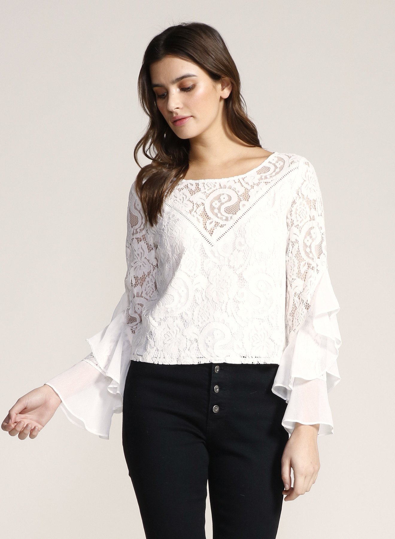 dressy lace tops