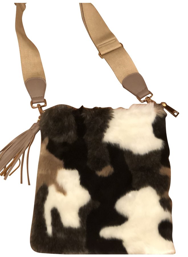 Faux Fur Cross Body Bag