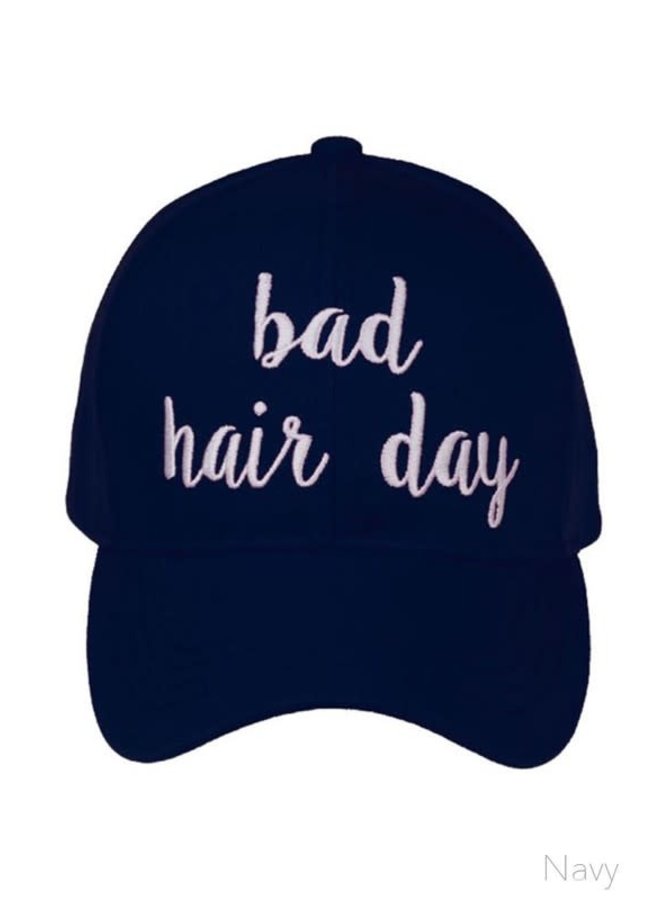 Bad Hair Embroidered Hat