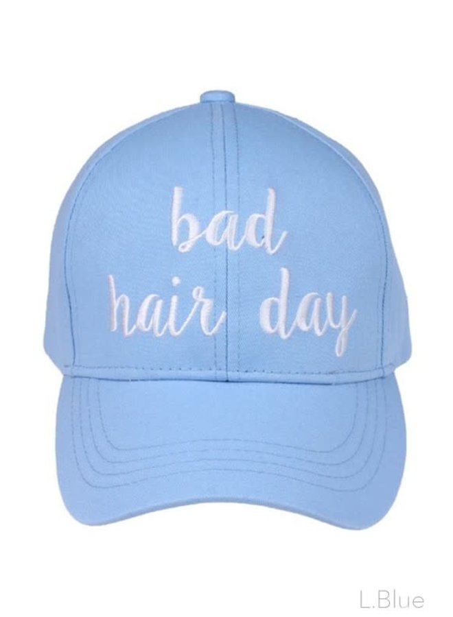 Bad Hair Embroidered Hat