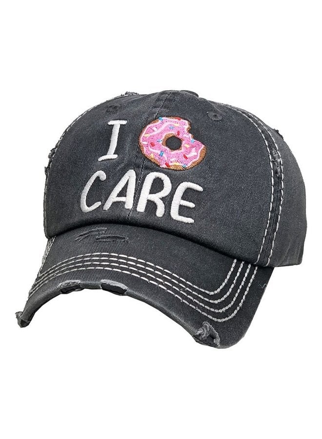 I Donut Care Vintage Hat