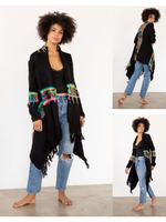 rainbow duster cardigan