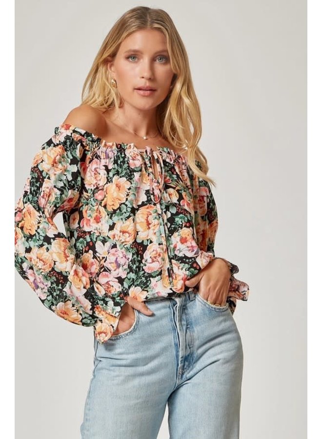 Floral Detail Top