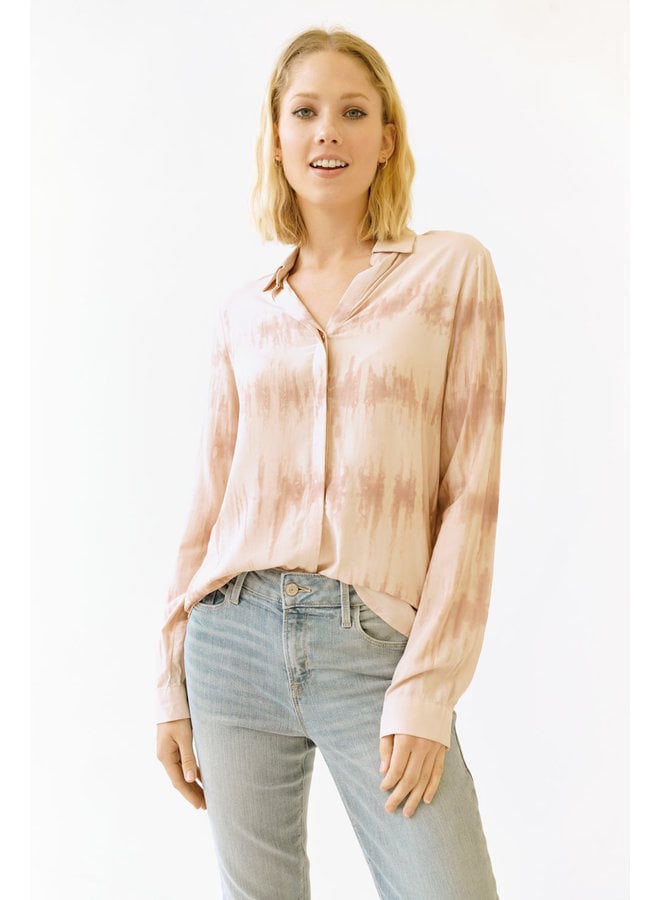 Tie Dye Button Down Shirt