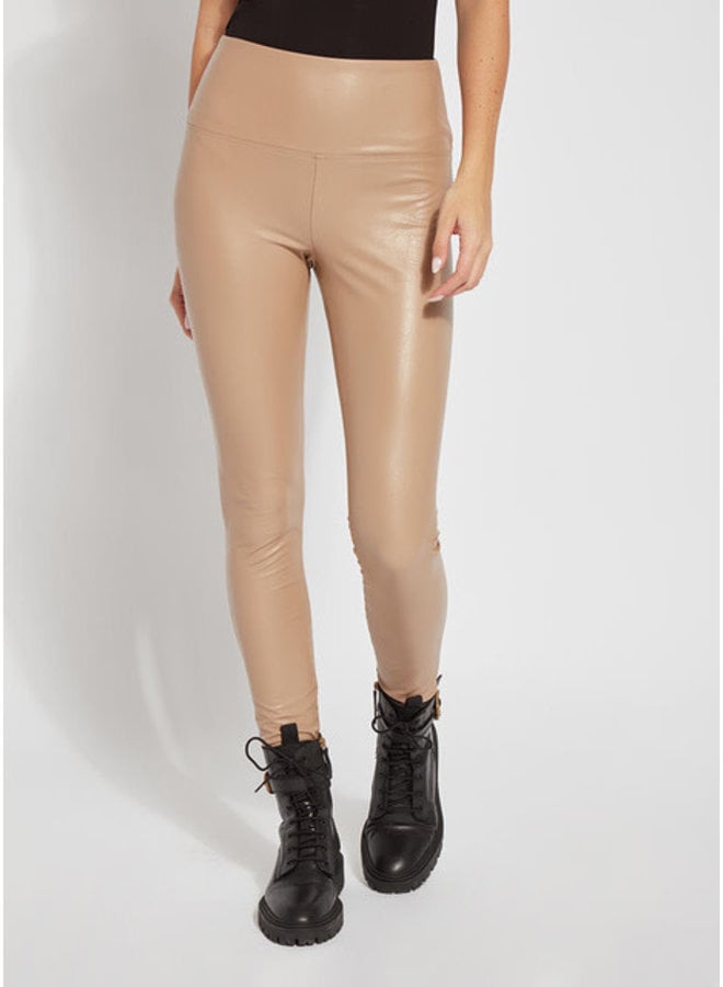 Textured Leather Leggings