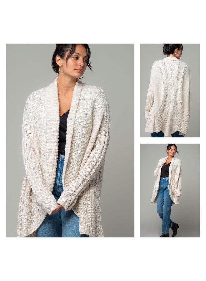 Knitted Cocoon Cardigan