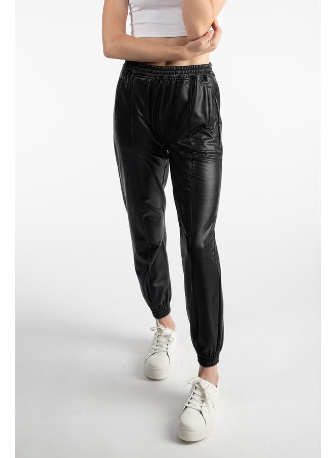 Pleather Jogger - Casual 2 Dressy Women’s Clothing