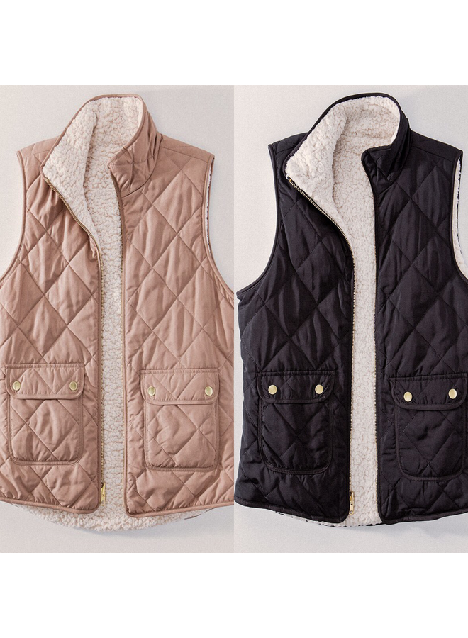 Reversible Quilted Vest