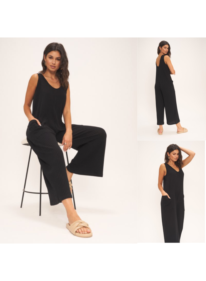 Santa Maria Sweater Rib Jumpsuit