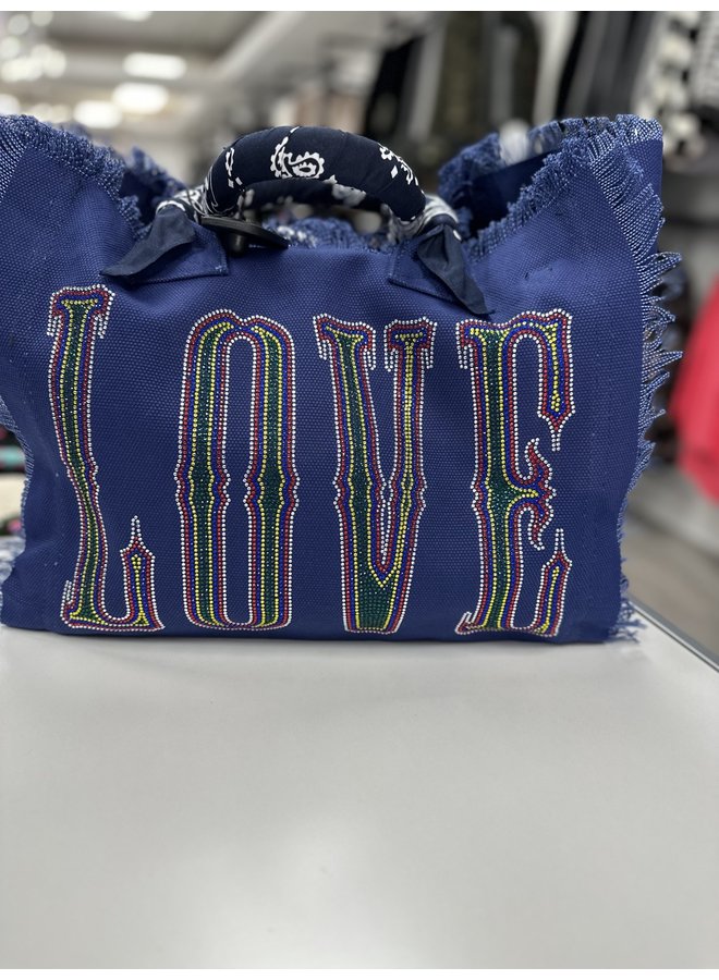 Rhinestone & Bandana Totes