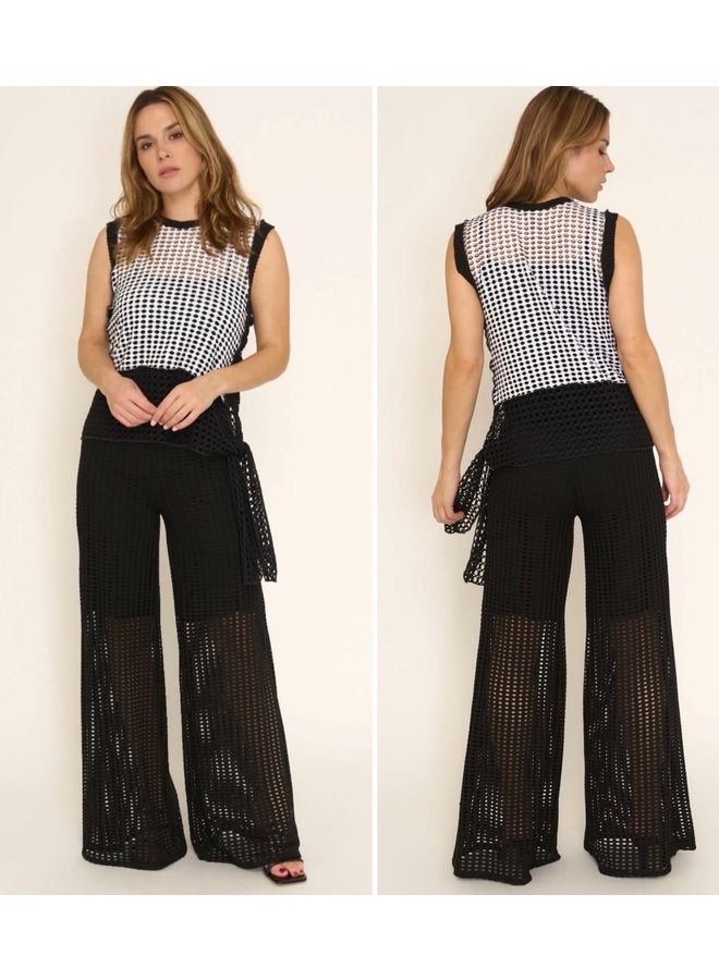 Mesh Half Lined Pants