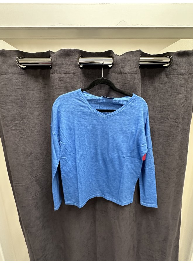 Soft Slub Cotton Long Sleeve Tee