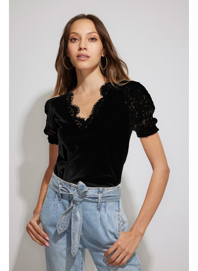 Jess Lace Combo Top