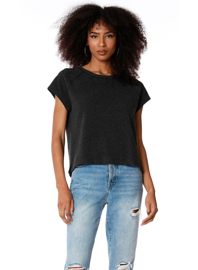 Split Hem Raglan Top