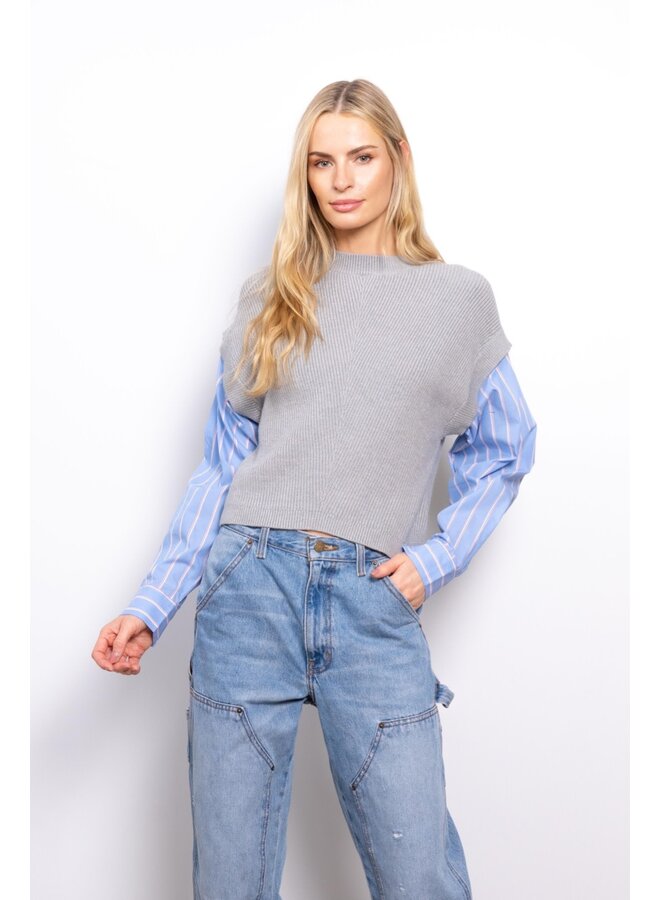 Sutton Shirt Sleeve Sweater