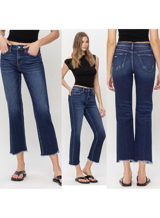 High Rise Straight Leg Jeans