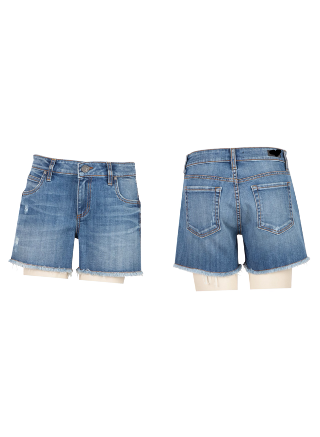 Frayed Hem Shorts