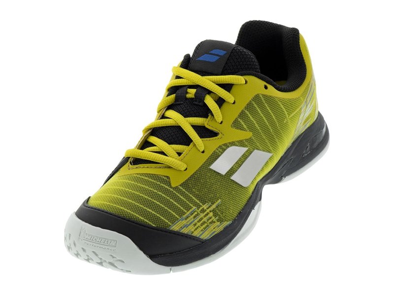 Babolat Tennis Shoes >> Kids Jet All Court Yellow Black Junior Tennis Shoes Babolat Tennis Shoes >> Kids Jet All Court Yellow Black Junior Tennis Shoes