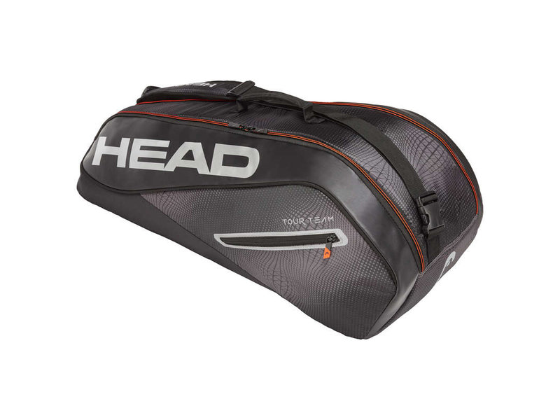 Tour Team 6r Combi Tennis Bag Black Silver