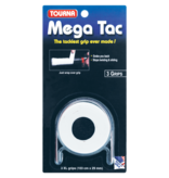 TournaGrip Mega Tac Overgrip 3 Pack White