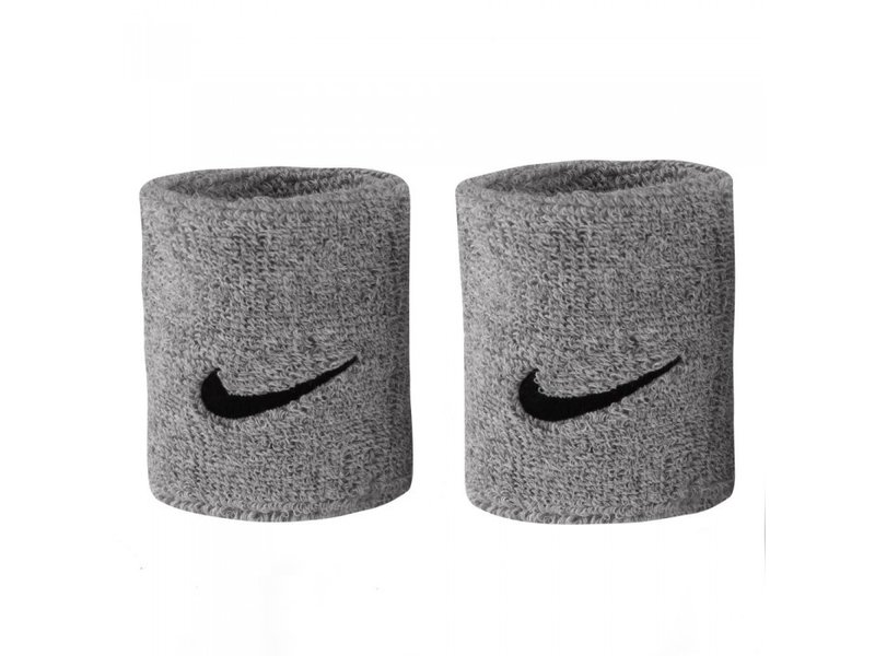 Nike Swoosh Singlewide Wristband Grey