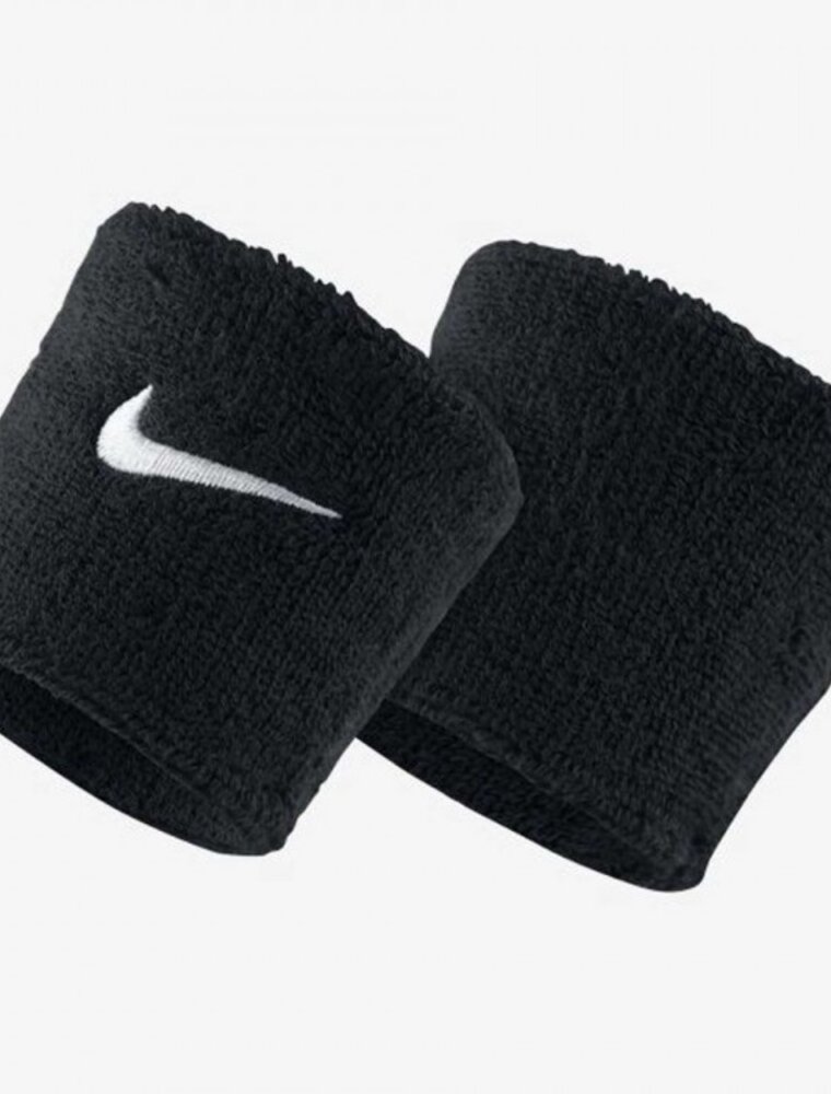 Nike Swoosh Singlewide Tennis Wristband Black
