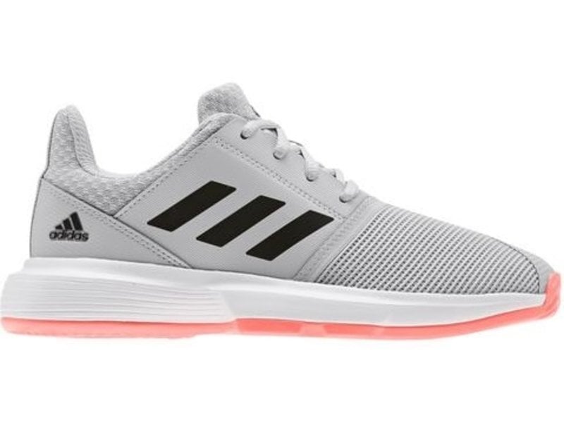 gray adidas tennis shoes