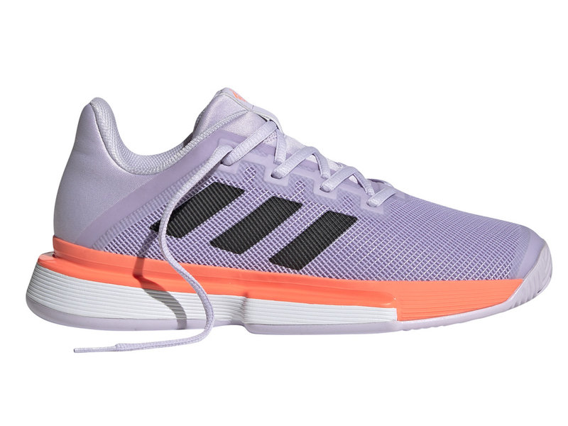 purple adidas tennis shoes