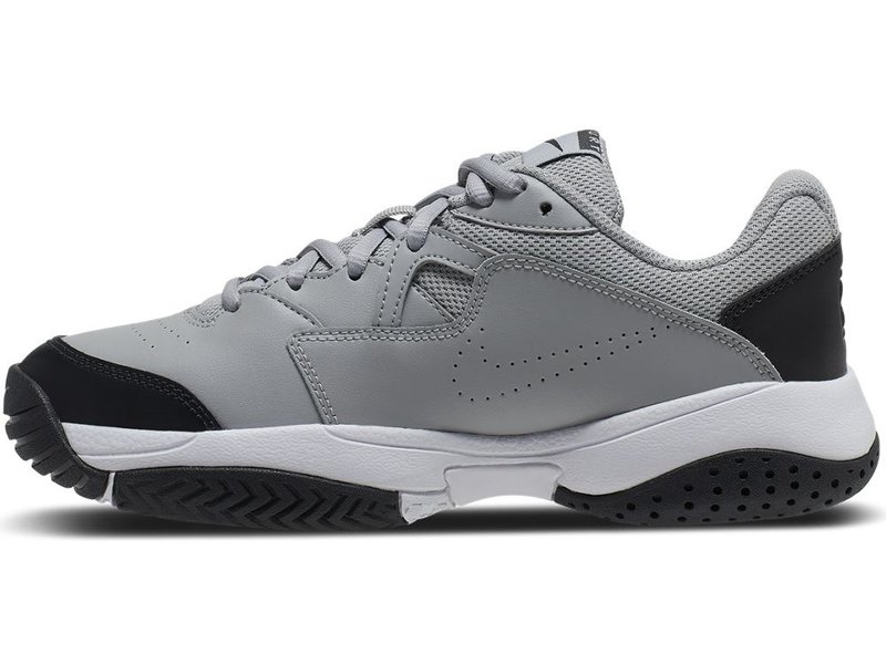 Nike Jr Court Lite 2 Junior Tennis Shoes Grey/White/Blue
