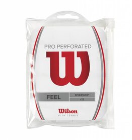 Wilson Pro Overgrip Perforated 12pk White