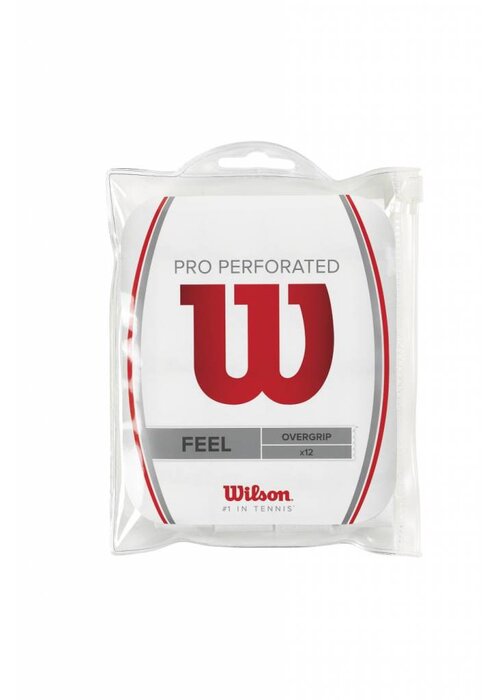 Wilson Pro Overgrip Perforated 12pk White