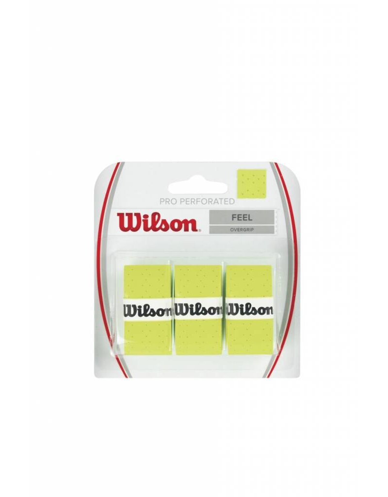 Wilson Pro Overgrip Perforated 3 pack(Various Colors)