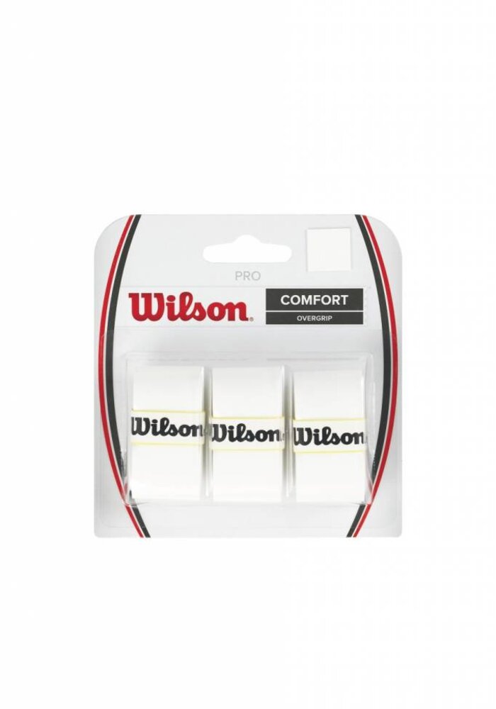 Wilson Pro Overgrip Padel 3pk White –