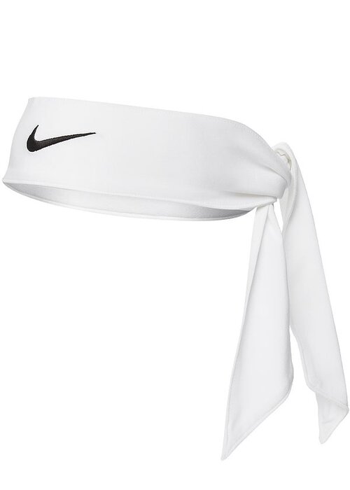Nike Dry Head Tie White Tennis Headband