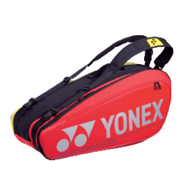 Yonex Pro Racquet 6 Pack Bag Red