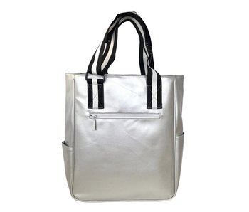 Maggie Mather Women's Tennis Tote Silver