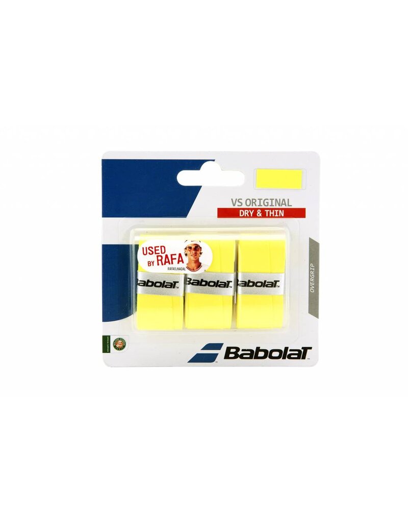 Babolat VS Original Overgrip 3 pack (Various Colors)