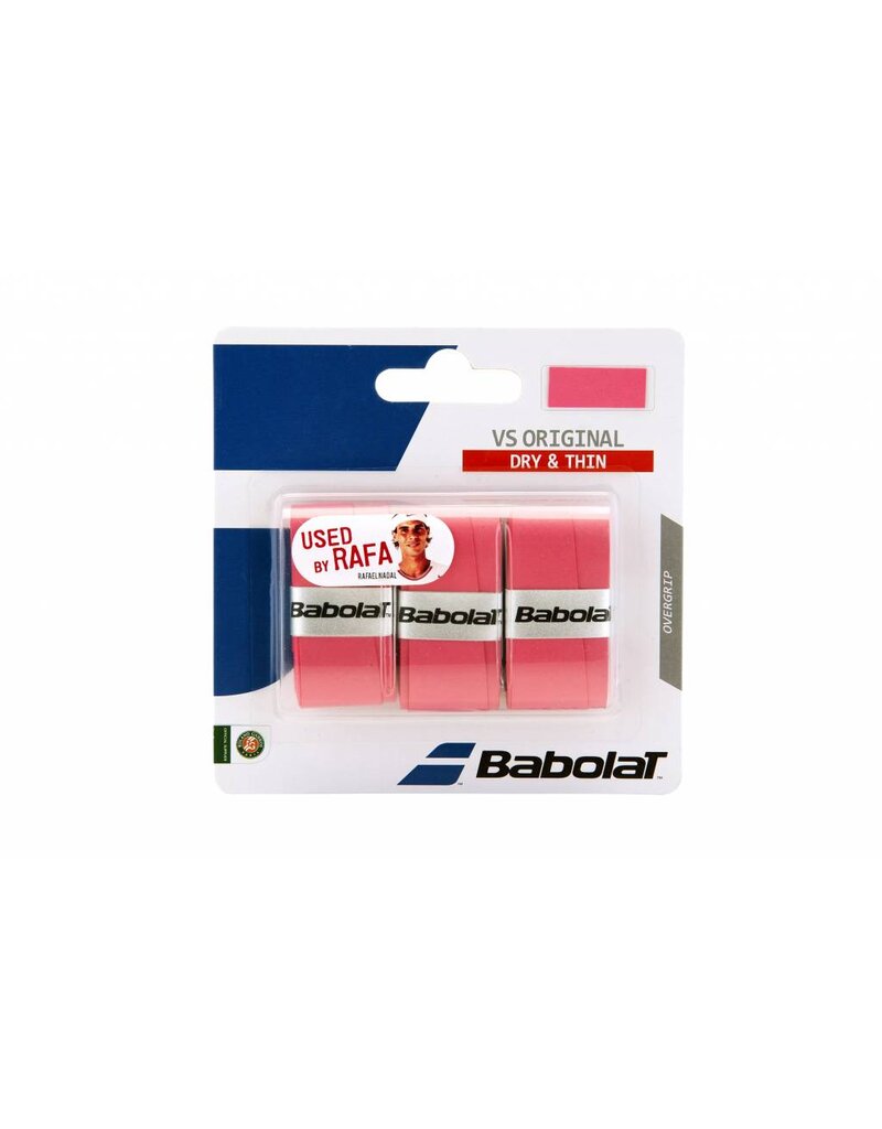 Babolat VS Original Overgrip 3 pack (Various Colors)
