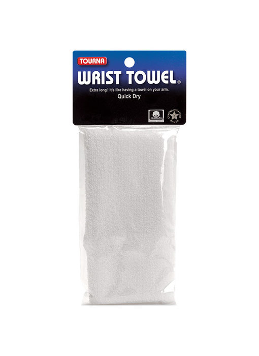 Tourna Tourna 6 Inch Wrist Towel White