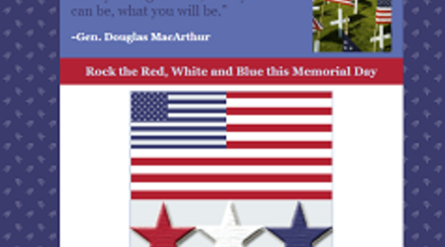 	Memorial Day - Thank you to all the brave men and women who have made the ultimate sacrifice